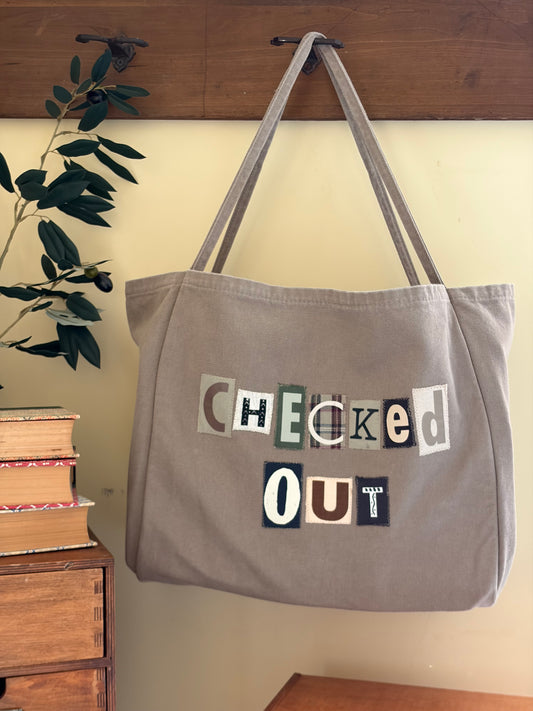 Checked Out - Light Khaki