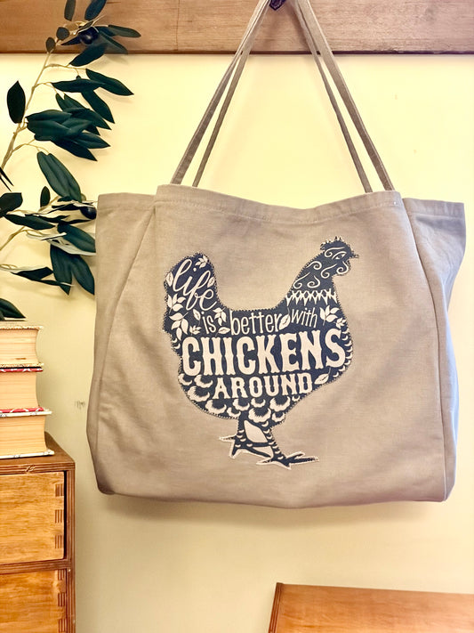 Life is better with chickens - Sand